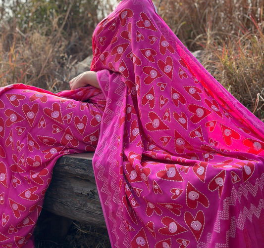 Rangreza Dil – Handcrafted Block Print Saree