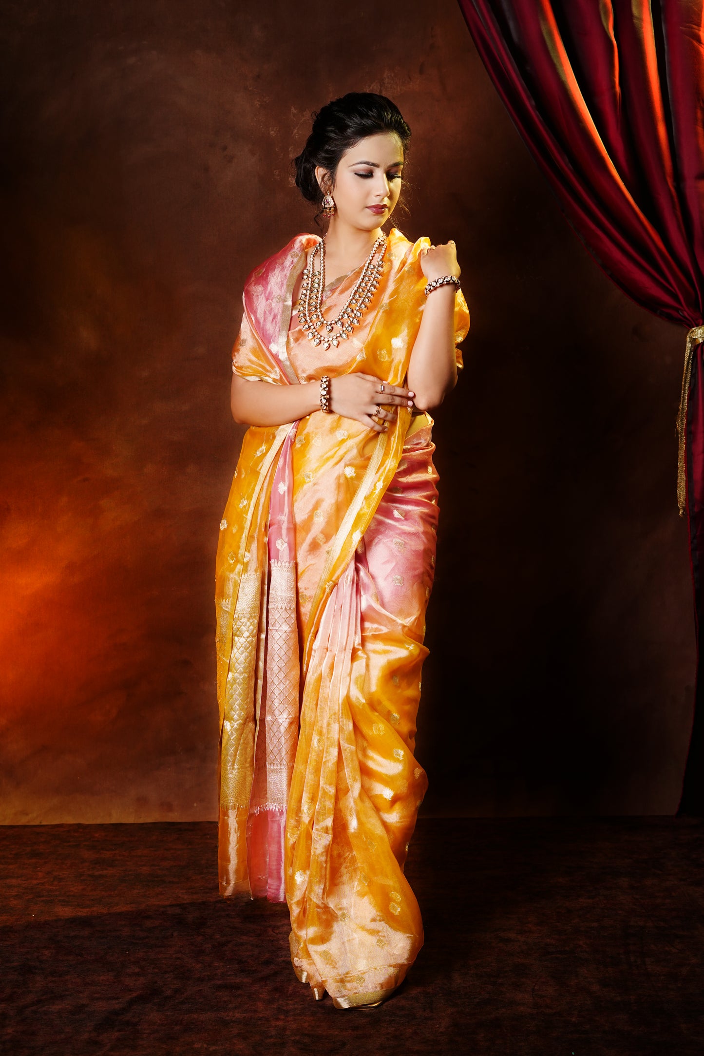 Banarasi Kadhwa Tissue Silk Saree